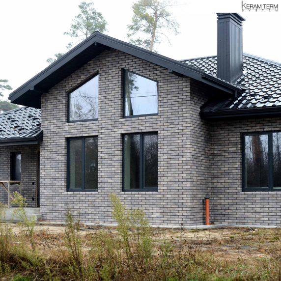 Фасадна термопанель Фасадна термопанель з клінкерною плиткою Вiано грiс - 2