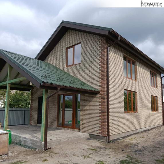 Фасадна термопанель Фасадна термопанель з клінкерною плиткою Севен Тонз бежевий, 6мм - 3