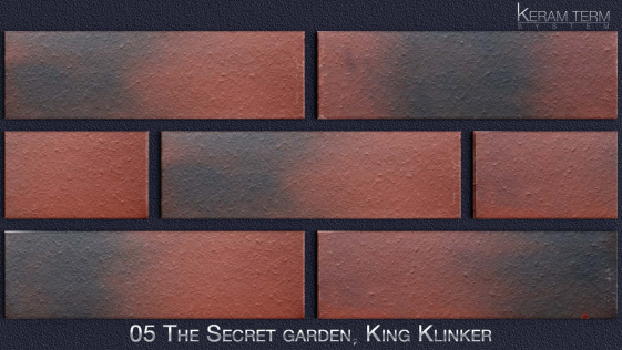 Фасадна термопанель з клінкерною плиткою 05 The Secret Garden, King Klinker