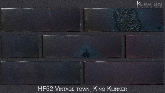 Фасадна термопанель з клінкерною плиткою HF52 Vintage town, King Klinker