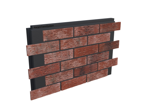 Фасадна термопанель з клінкерною плиткою HF05 Brick street
